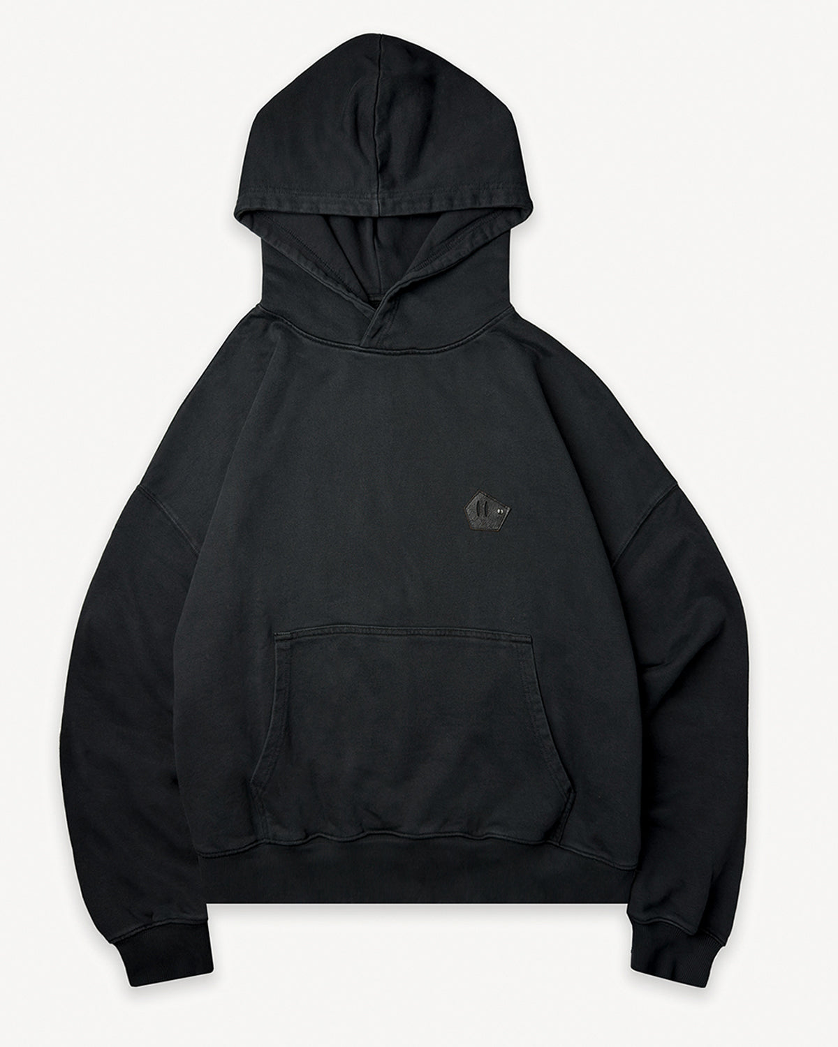 CROPPED DROP SHOULDER HOODIE