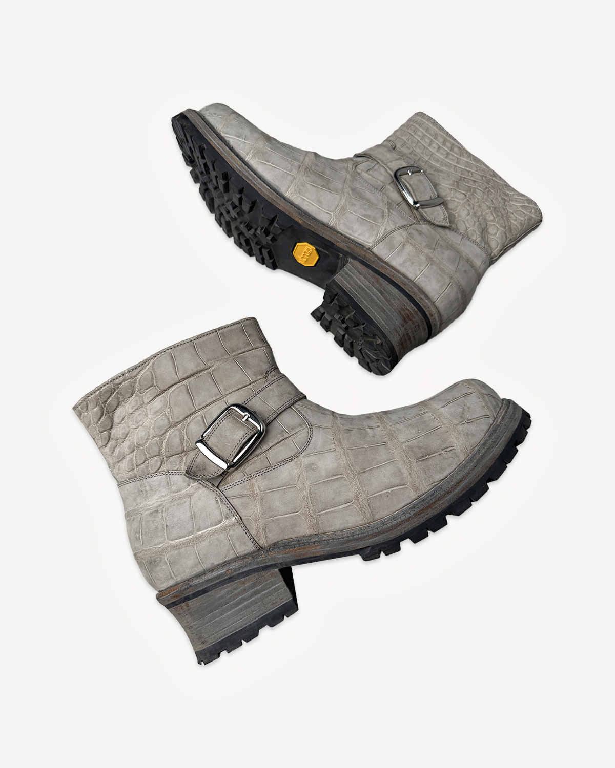 Ash Rider Chopped Crocodile Boots