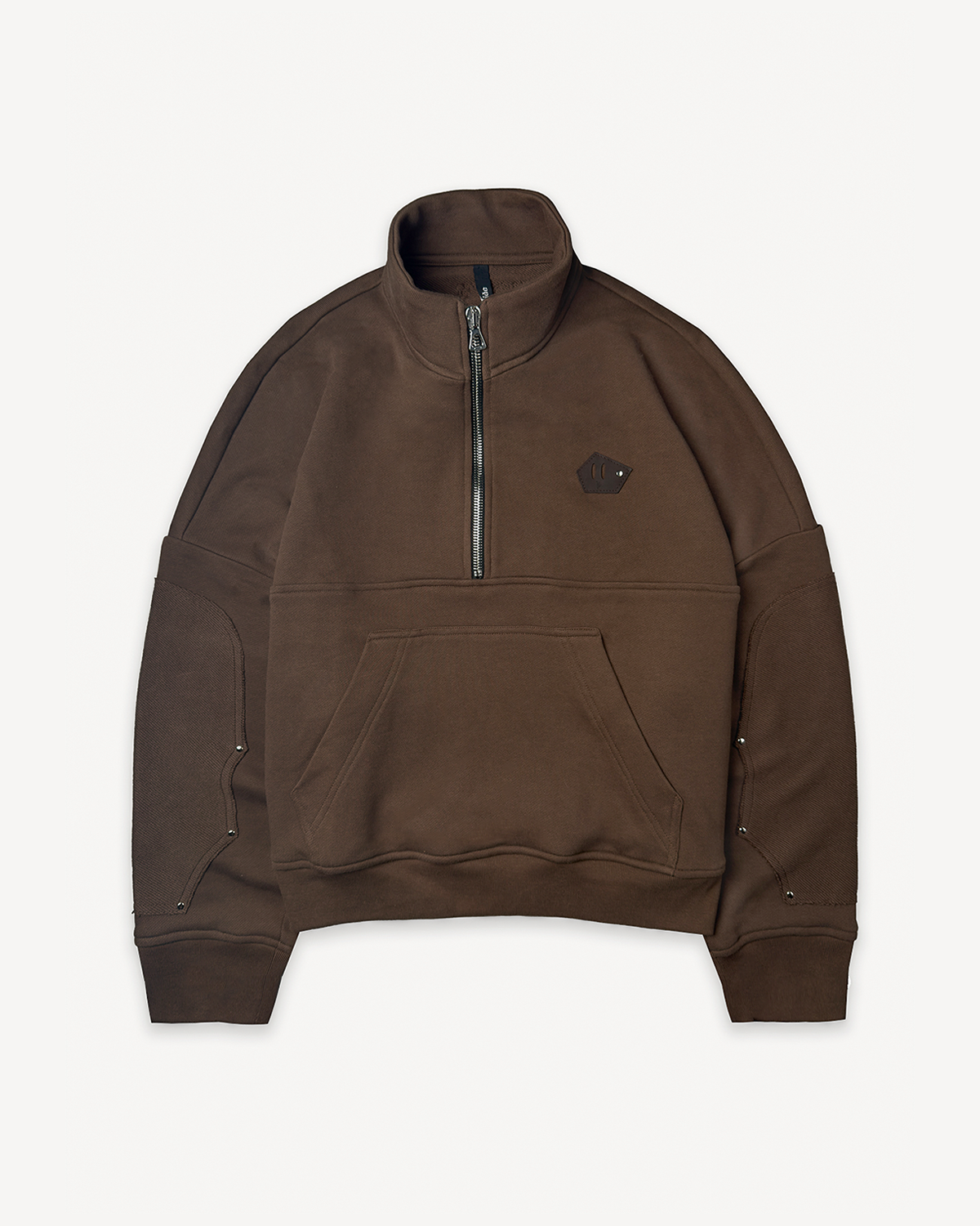 HALF ZIP UTILITY SWEATER