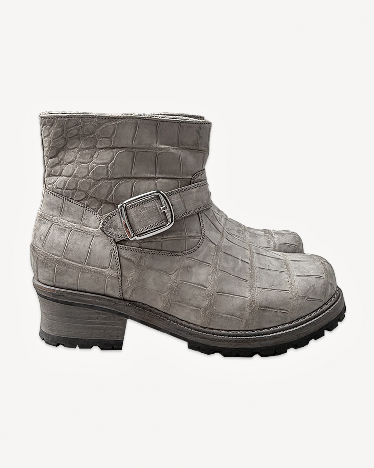 Ash Rider Chopped Crocodile Boots