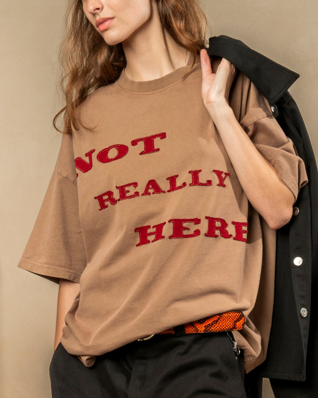 "NOT REALLY HERE" T-SHIRT