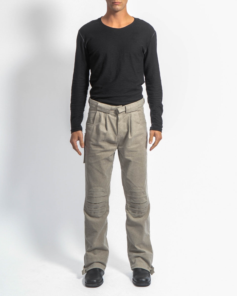 DOUBLE KNEE BOOTCUT PANTS