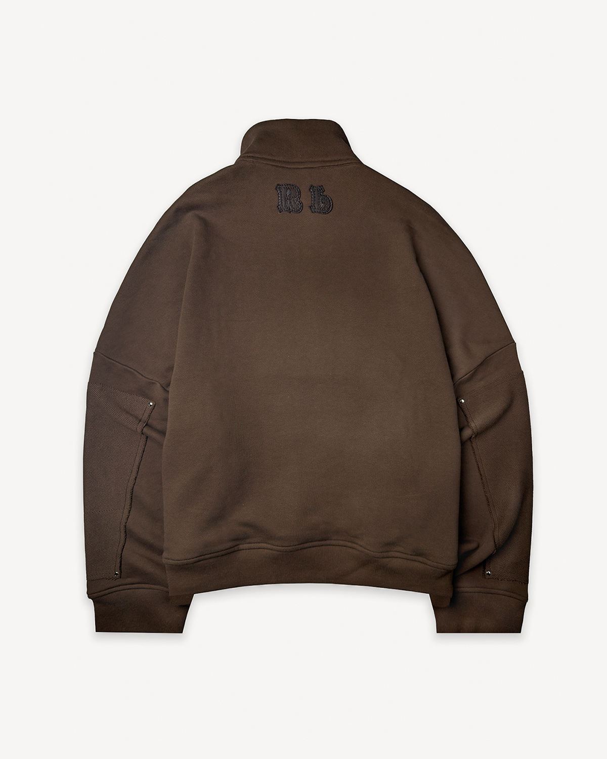 HALF ZIP UTILITY SWEATER
