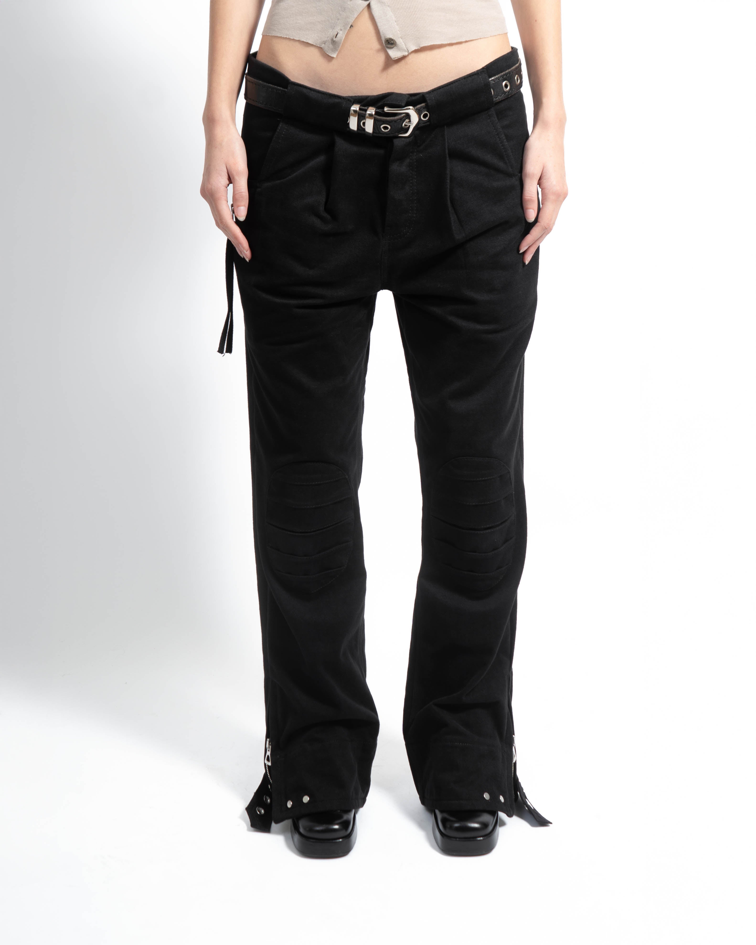 DOUBLE KNEE BOOTCUT PANTS