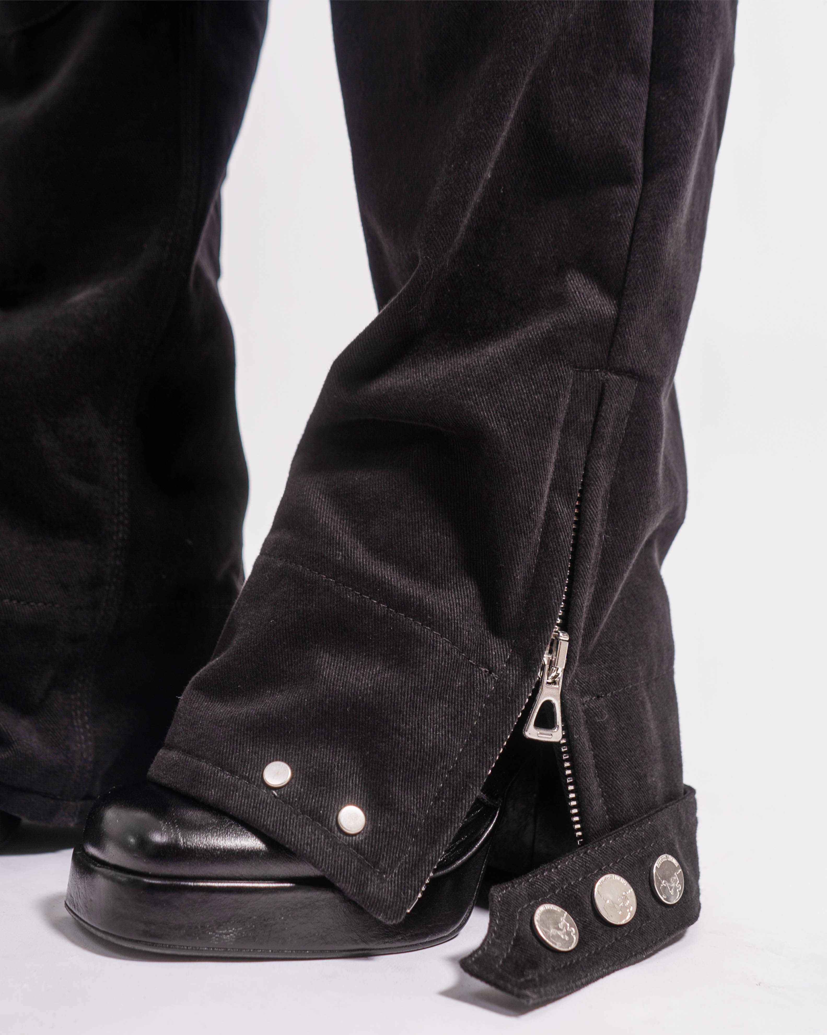 DOUBLE KNEE BOOTCUT PANTS