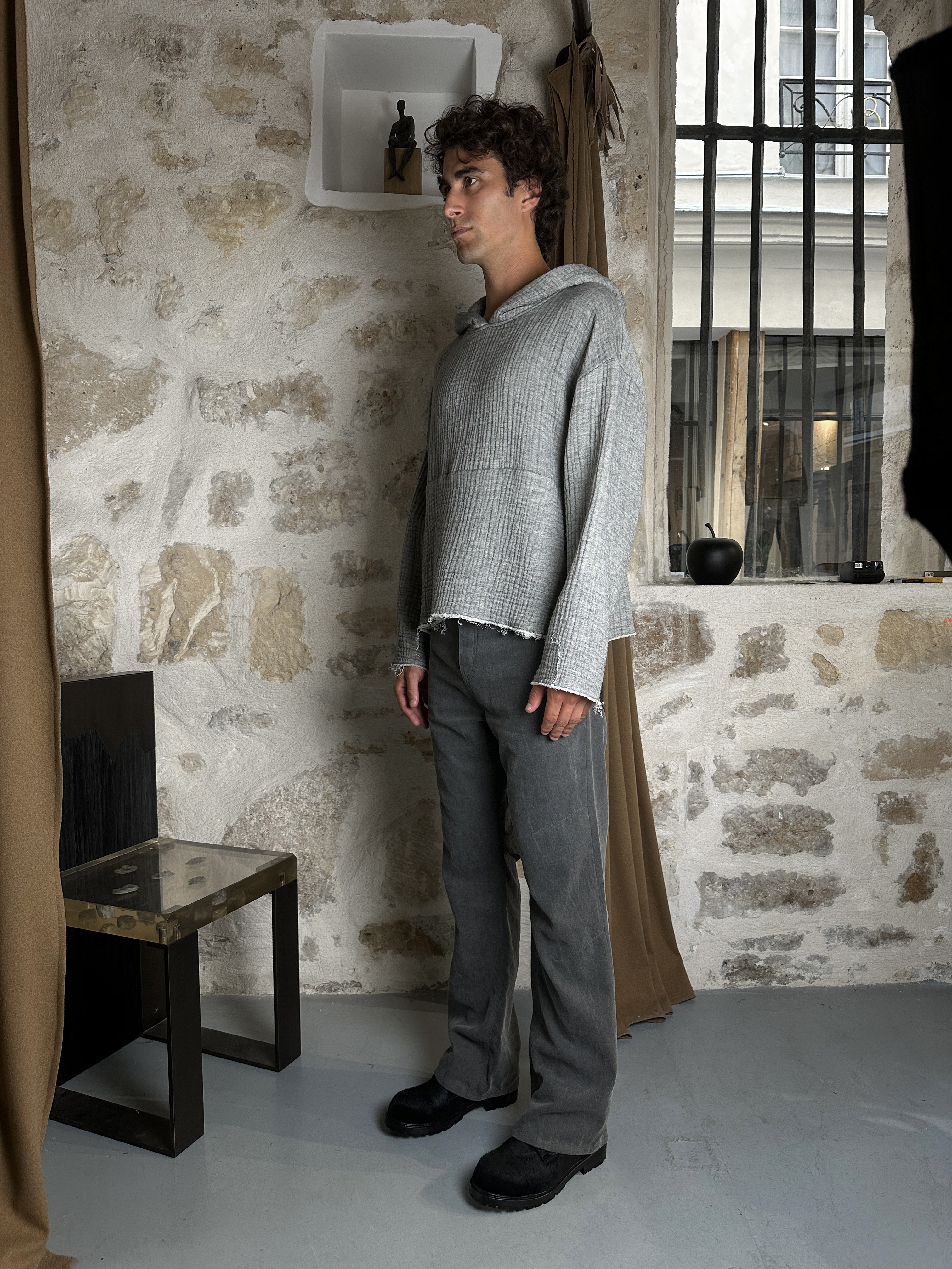 FRAY LOUNGE HOODIE