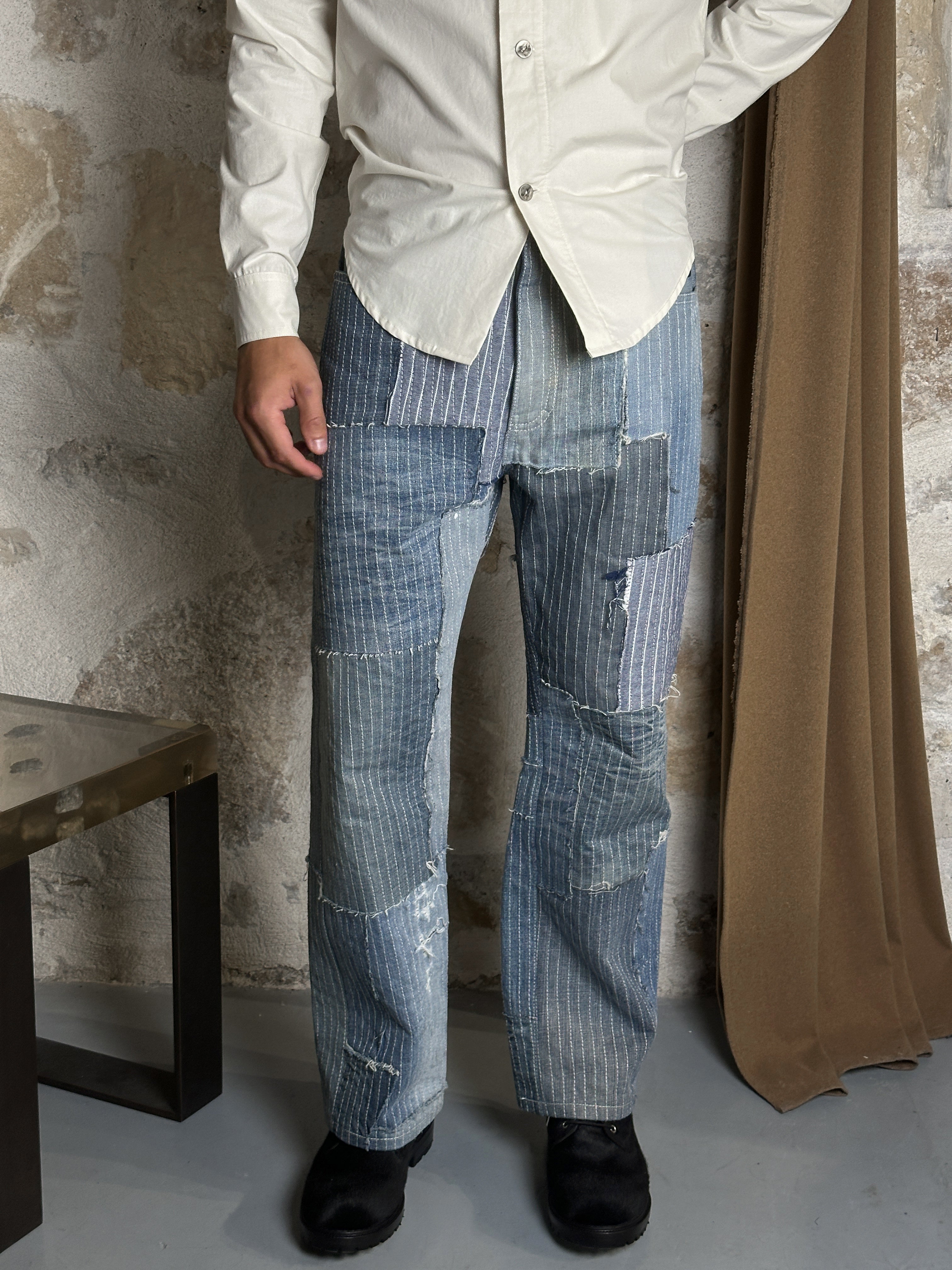 FRAGMENT STRAIGHT JEANS
