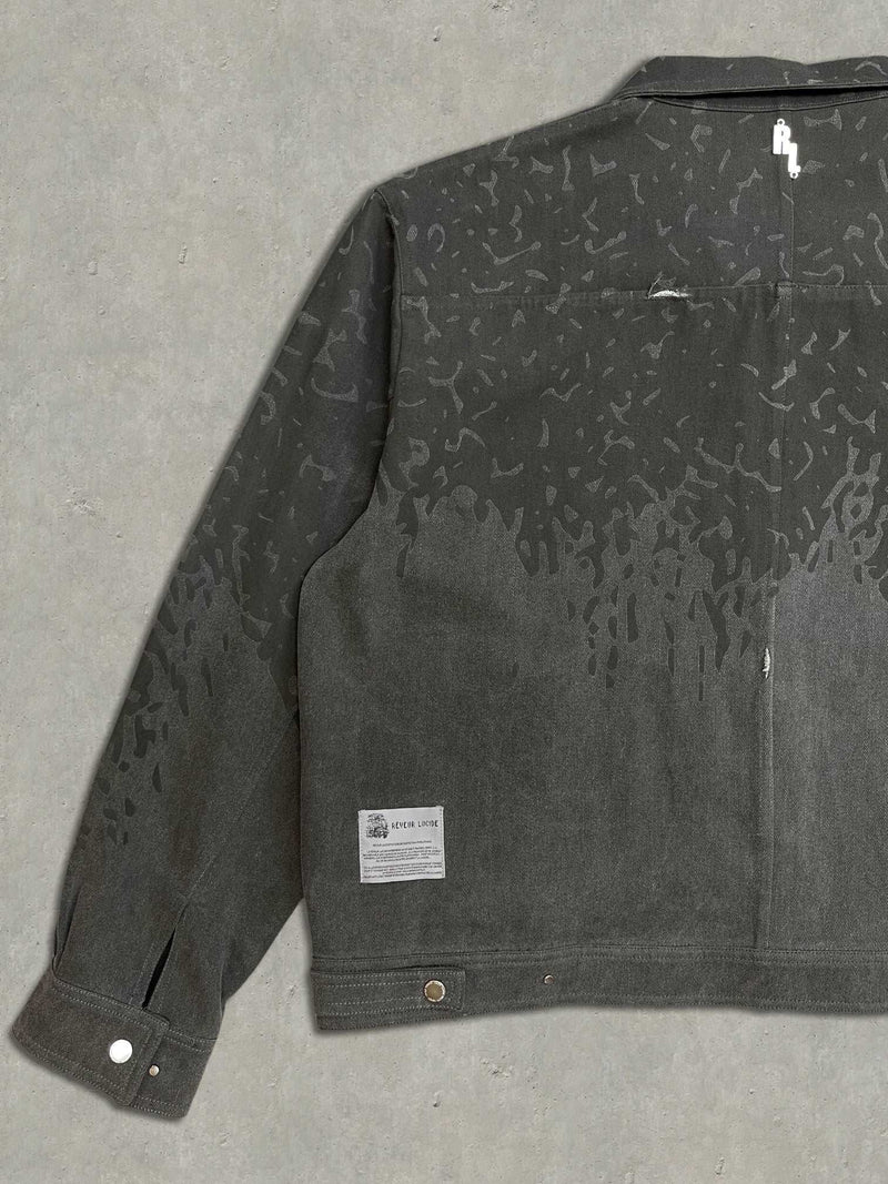WATER DROPS TRUCKER JACKET