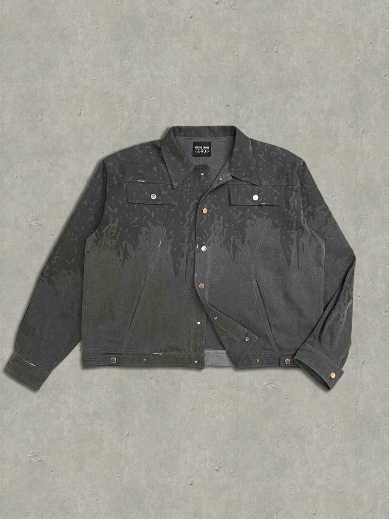WATER DROPS TRUCKER JACKET